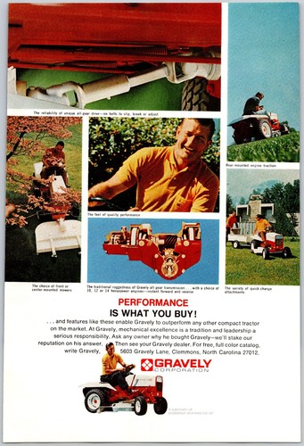 Print 1969 gravely corp - print,