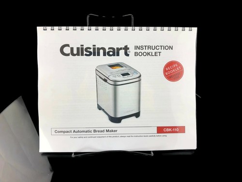 Cuisinart cbk 110 bread maker - cuisinart,