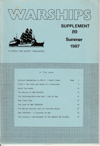 World ship society warships - ship,