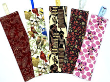 Handmade Fabric Bookmarks with