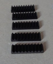 LEGO TECHNIC 3743 - 4205760 Gear Rack 1x4 Black x5 Bricks & Parts & Pieces **