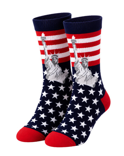 American flag socks statue - american, of