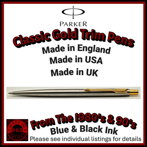 Parker classic gold trim - parker,