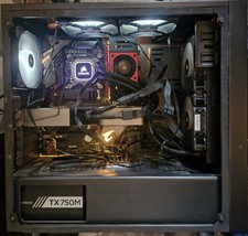 water cooled i9 3070ti gaming pc 32gb ram