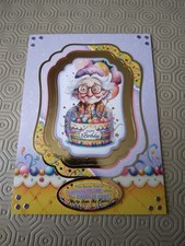 Handmade Hunkydory  Golden Oldies Birthday Card candles cost more than cake
