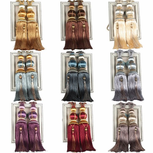 Pair curtain holdbacks - uk, of