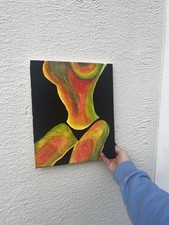Abstract Acrylic Painting Of