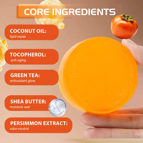 Persimmon soap bar - persimmon,