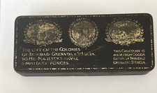 WW1 Chocolate Tin Gift Of The Colonies Gift To Military Soldiers  Navy Troops