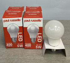 paul russells Edison Light Bulbs E27 40W=5W 4000k 400lm 4 pack 93948