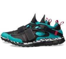 NIKE LAB FREE HUARACHE CARNIVORE SP 5.0 - BLACK / GREEN  - 801759 350 - UK13