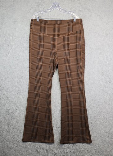 Maurices wide leg plaid pants - leg,