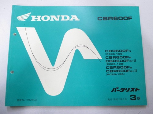 Honda cbr600f parts list - parts, 3rd