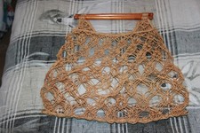 VINTAGE STRING  SHOPPING BAG
