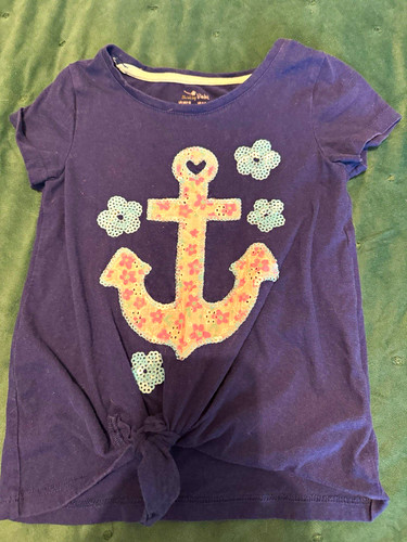 Shrinking violet girls navy - shrinking,
