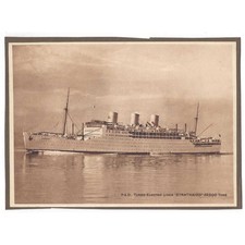 RMS STRATHAIRD P&O Line Ship -