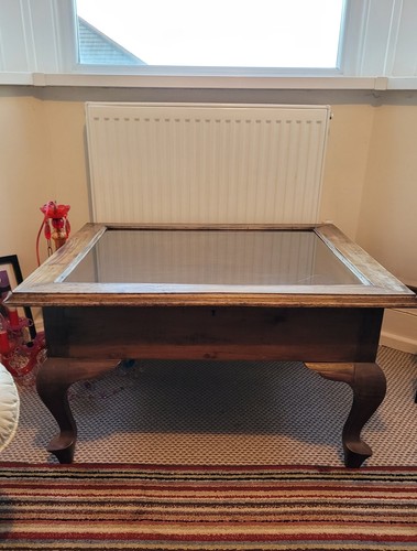 Vintage mahogany coffee table - vintage,