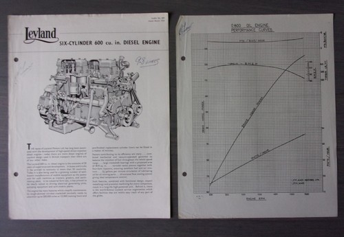 Leyland diesel cylinder type - leyland, 6-cylinder