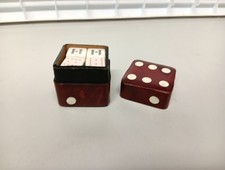 Vintage poker americano dice