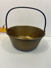 Vintage Large Brass Cauldron