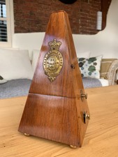 Antique English Music Metronome Fully Serviced and Adjusted VGC No Bell