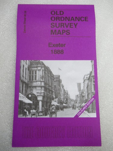 Exeter 1888 old ordnance - exeter,