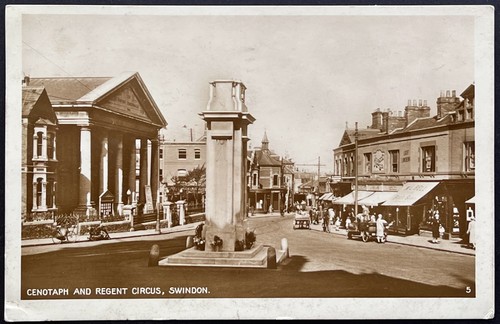 Swindon cenotaph and - swindon, regent