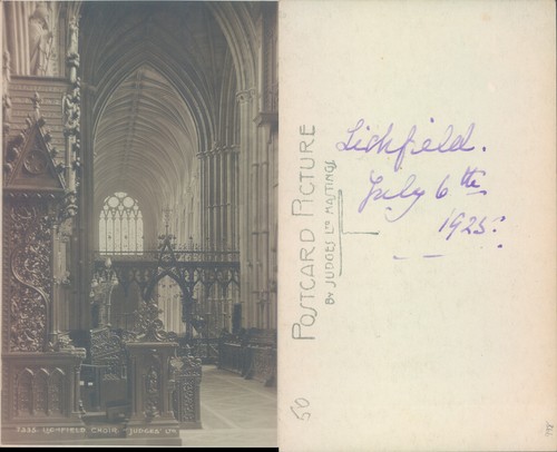 Lichfield cathedral choir - lichfield,