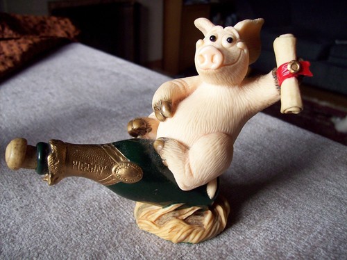 Piggin pig figurine - piggin', --