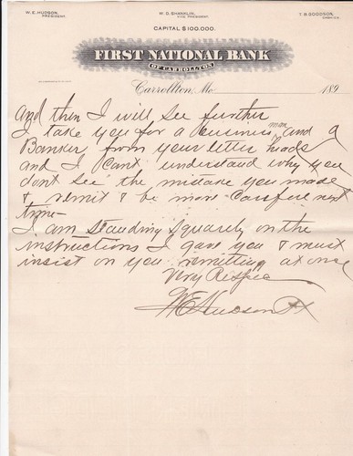 First national bank - first,