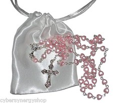 Baby 1st Rosary - Baptism - First Holy Communion Beads Girls Boys Gift Present 