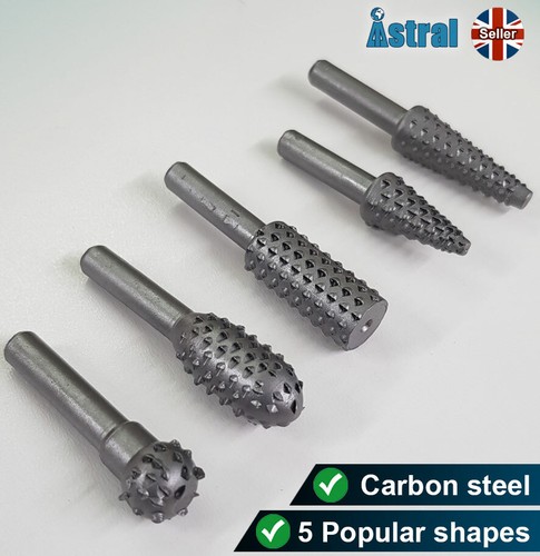 5pc rotary burr rasp - 5pc,