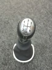 Gear Shift Lever Knob Boot For Renault Clio III 5 Speed Manual Stick Leather