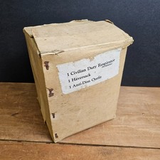 WW2 Warden Air raid Precautions ARP Civil Defence Box Unissued Anti-Dim Missing