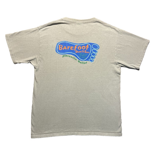Vintage 90s barefoot beach - beach, bar
