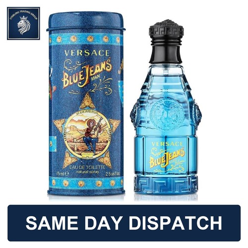 Versace cologne blue - versace, jeans