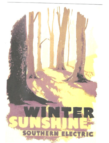 Railway advertising poster on - railway,
