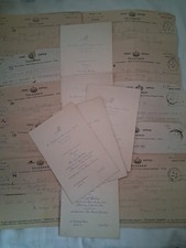 Vintage Post Office Telegrams, October 1943,