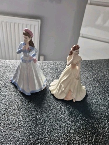 2xvintage coalport miniature - coalport,