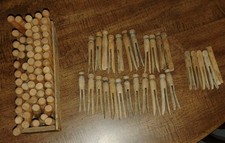 94 Vintage Wood Clothespins