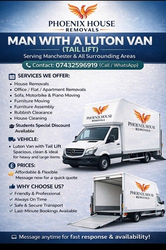 Man with van services - man,