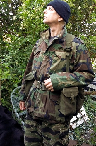 Woodland camo medium long m65 - woodland,