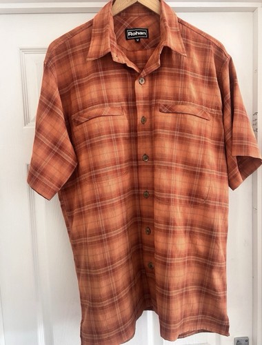 Rohan mens orange checked - rohan, m