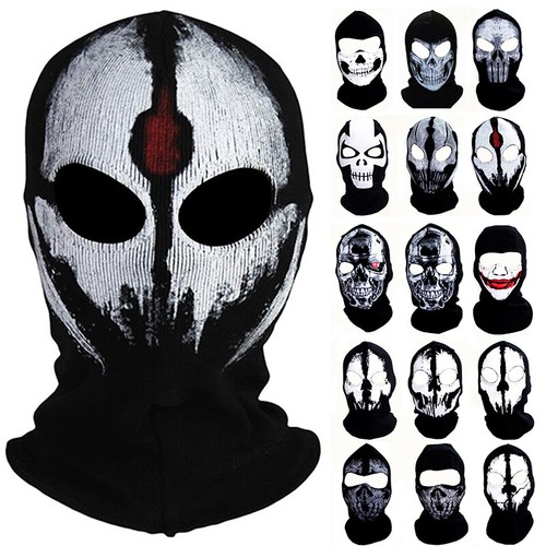 Black balaclava bike under - black,
