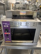 Commercial Rowlett Rutland Bun Toaster Electric Double Conveyor Toaster