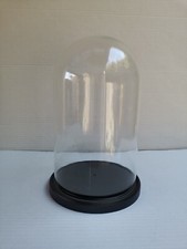 Display Glass Dome Case Doll Craft Model Toy 10" Box Storage Cover Cabinet