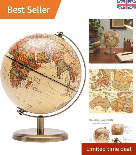 14cm antique world globe - 14cm,