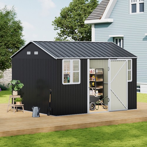 12x10ft garden shed outdoor - shed,