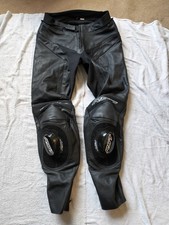 RST Blade 2 1848 Leather Race motorcycle trousers UK 32" W Long Leg Knee Sliders