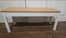 White And Oak bench 105x36cm